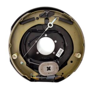 Electric Trailer Brake Assembly 12" x 2" Self-Adjusting for 7000 lbs Axle, 5-Hole Mounting