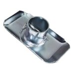 Tongue Jack Foot Pad, Fits 2" Round Tube, Zinc
