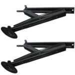 Stabilizer Jacks with Footpads, 1000 lbs, Low-Profile, Set of 2