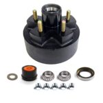Trailer Brake Drum 7″ x 1 1/4″, 2000 lbs, 5 on 4.5 Bolt, Kit